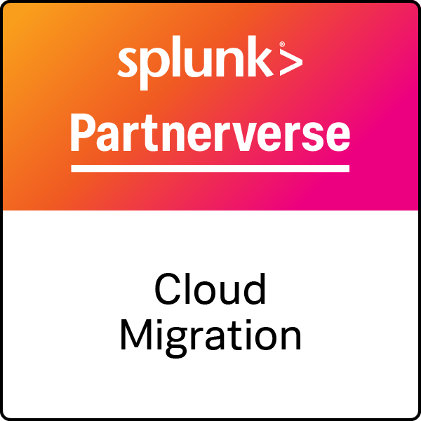 Splunk partnevers professional services cloud migration badge