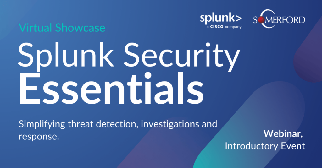 Splunk Security Essentials. Virtual Showcase Featured Image.